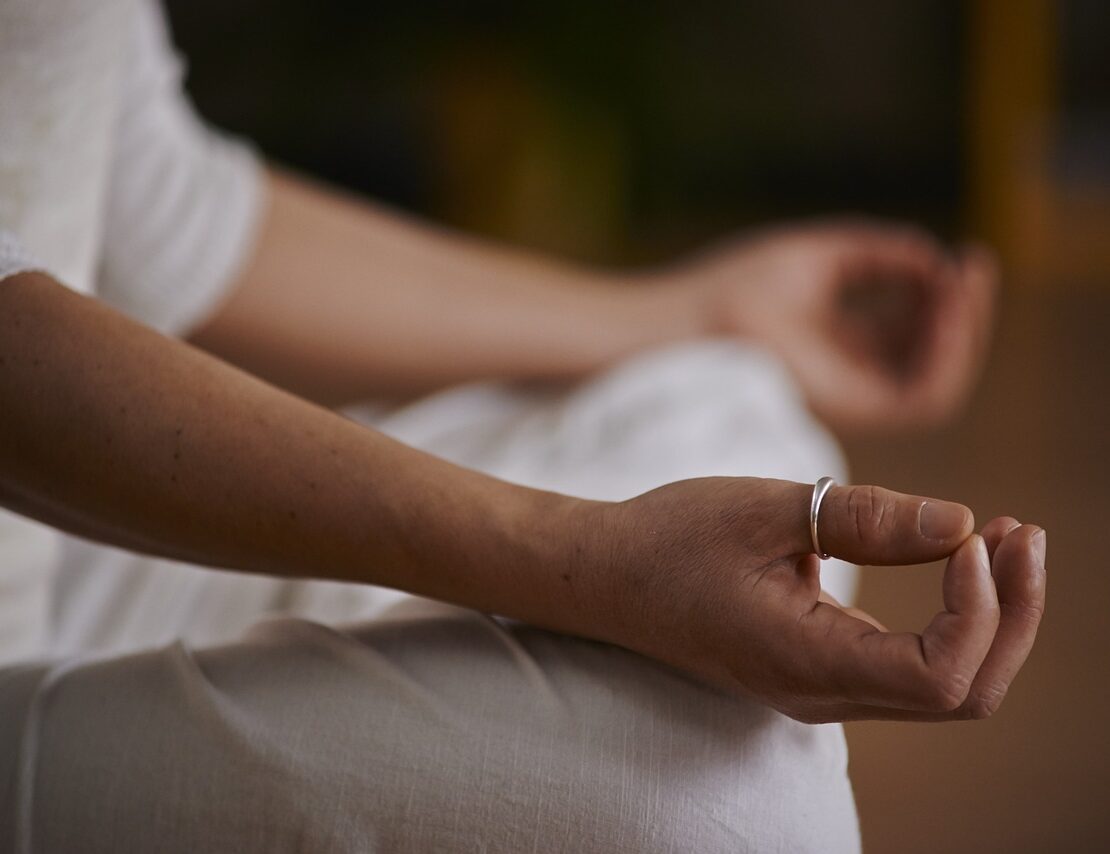 yoga, meditazione, posa