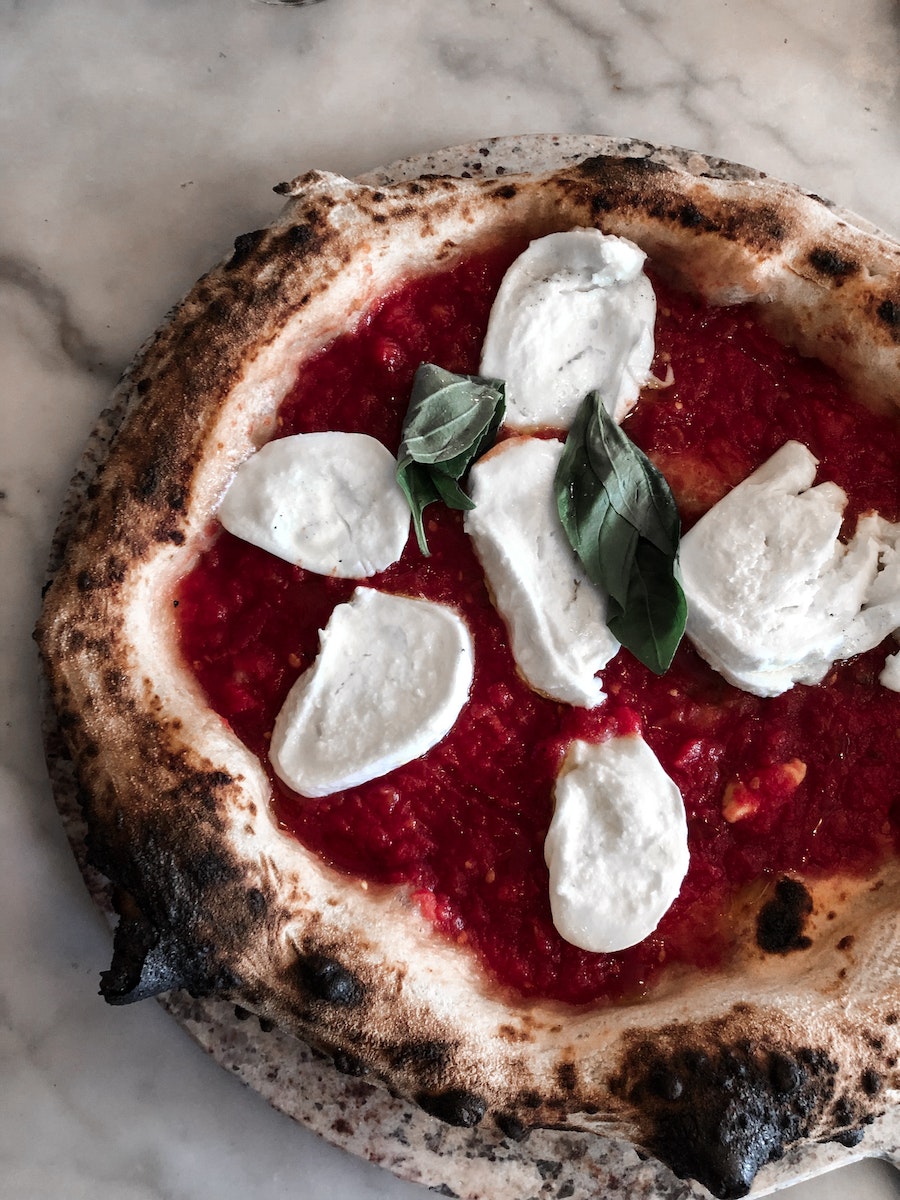 Cooked Food pizza basil