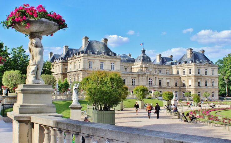 paris, france, jardins du luxembourg