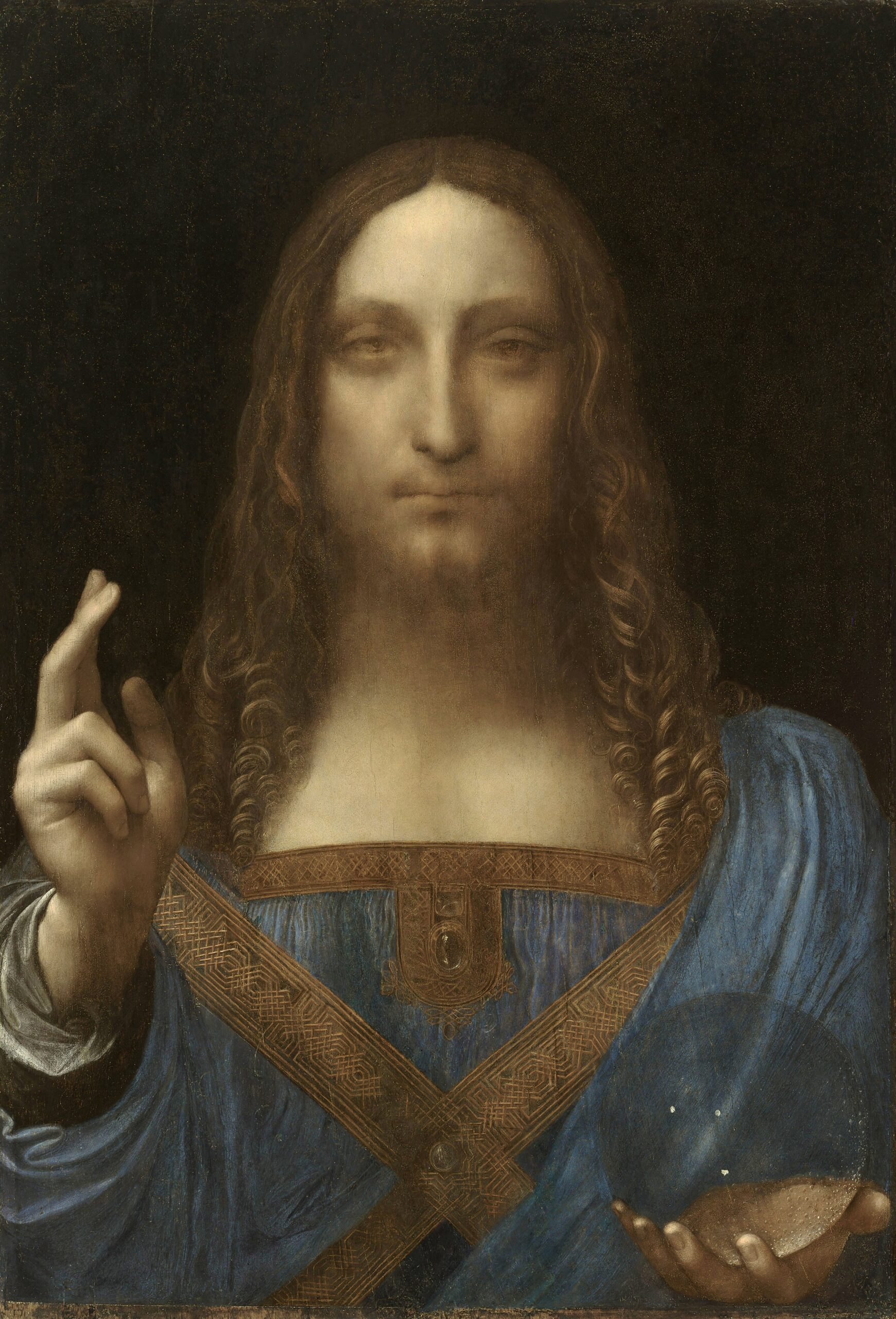 Leonardo da Vinci Salvator Mundi pintura obra-prima arte