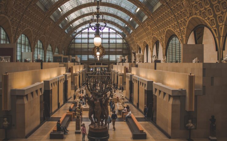 intérieur du musée d'orsay à paris