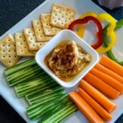 Houmous, snack, légumes, collations